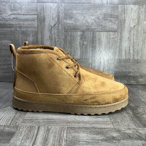 White Mountain Isaac Men's size 12 Wheat Suede Lined Winter Boots